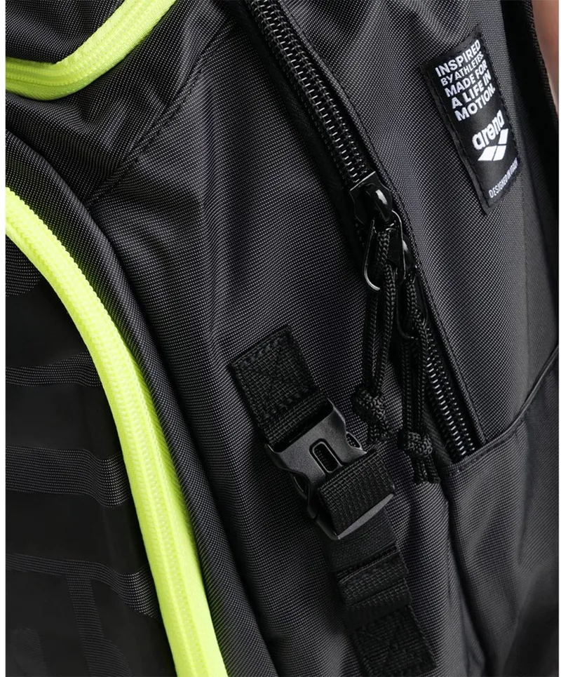 Arena Fastpack 3.0 Backpack Dark Smoke/Neon Yellow-4